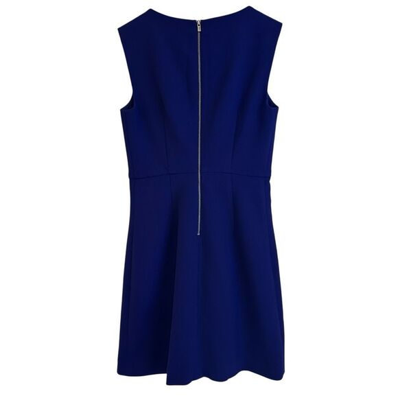Diane Von Furstenberg Halle Deep Purple Sleeveless A-Line Sheath Dress Size 2 - Picture 4 of 11